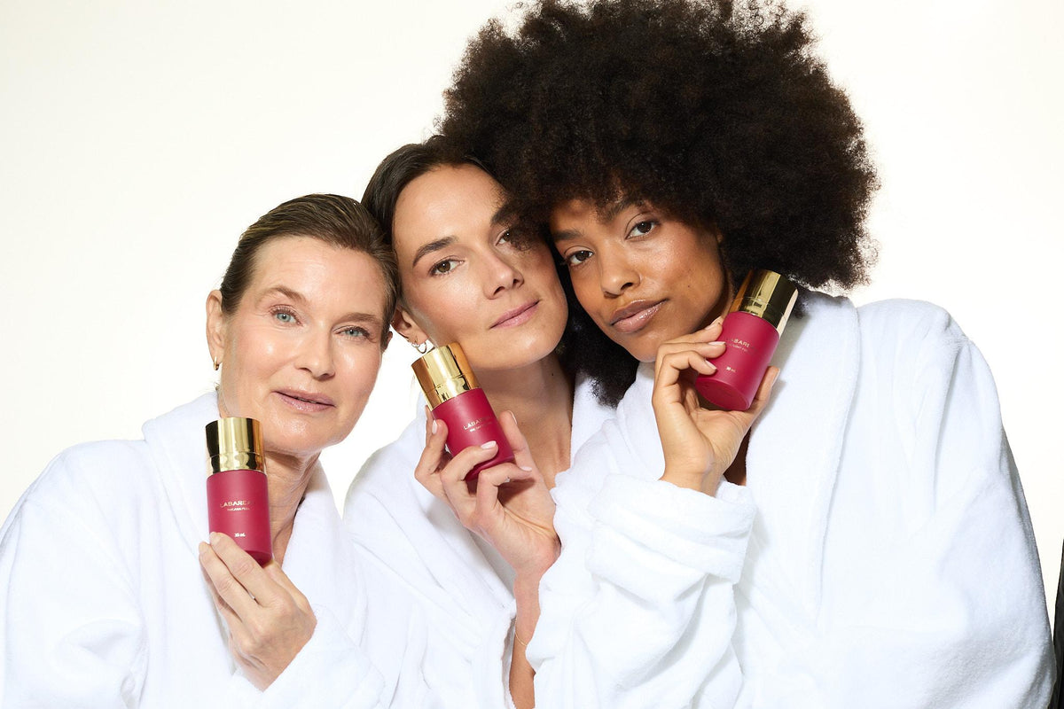 Drie vrouwen met The Rich Cream van LABAREAU